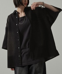 Alfred Alex（アルフレッドアレックス）の「【Alfred Alex】オーバーサイズヴィンテージメイクデニムシャツ（シャツ/ブラウス）」
