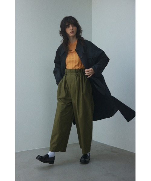 BLACK BY MOUSSY(ブラックバイマウジー)の「sheer stripe tops(シアーストライプトップス)(ニット/セーター・レディース・ネイビー/ブルー/オフホワイト/オレンジ・FREE)」の14枚目の写真