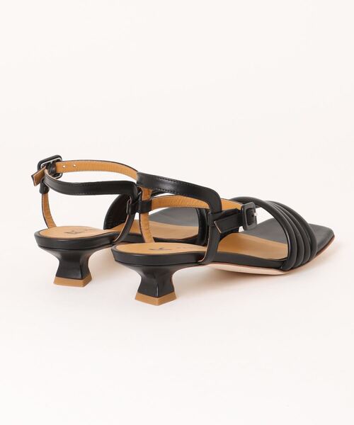 FABIO RUSCONI(ファビオルスコーニ)の「スクエアトゥストラップサンダル/FABIO TORINO 1635(サンダル・レディース・ブラック/ブルー・36/37/38/35)」の3枚目の写真