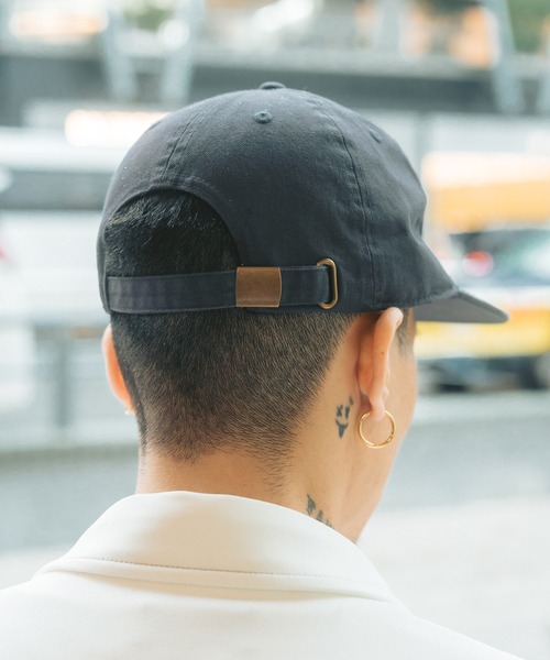 Subciety（サブサエティ）の「UNSTRUCTURED CAP（キャップ・メンズ・ベージュ/ブラック・FREE）」の8枚目の写真