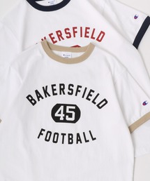 Champion/チャンピオン コットンUSA カレッジロゴプリント ワンポイント刺繍 半袖Tシャツ/リンガーT/レディース メンズ