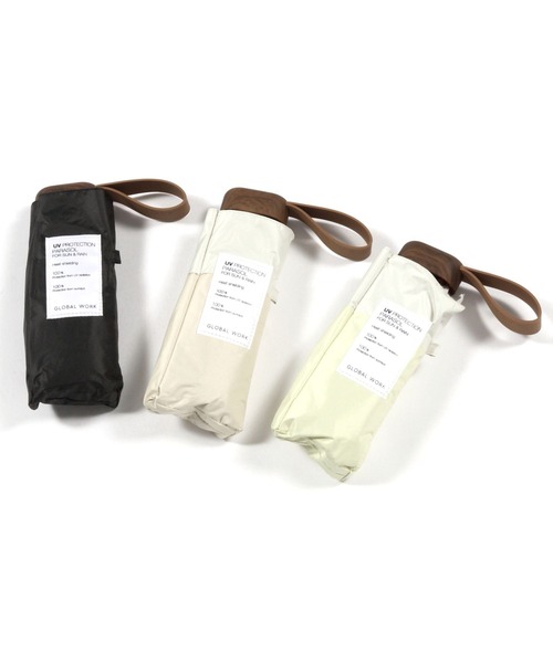 GLOBAL WORK（グローバルワーク）の「晴雨遮光折り畳み日傘/987674（折りたたみ傘・レディース・ブルー/イエロー/ミント/パープル/ベージュ/ブラック/ホワイト×ブラック/ホワイト×グレー・ONE SIZE）」の18枚目の写真