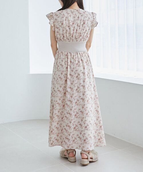 MAJESTIC LEGON(マジェスティックレゴン)の「ノースリフリルコルセットワンピース(ワンピース・レディース・グレー系その他/ブルー系その他4/ベージュ系その他2・MEDIUM/SMALL/X-SMALL)」の7枚目の写真