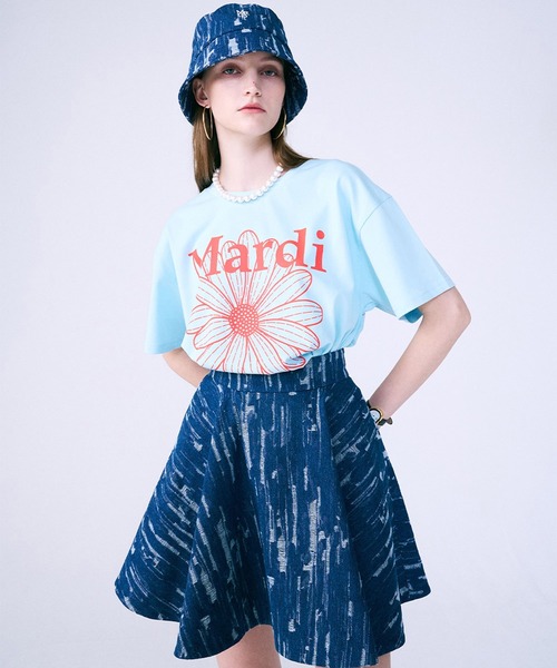 Mardi Mercredi（マルディメクルディ）の「TSHIRT FLOWERMARDI