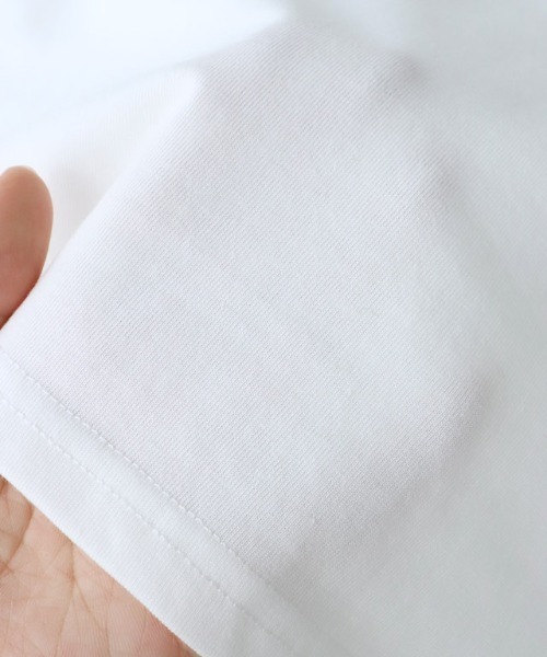 Pierrot(ピエロ)の「【イージーケア】刺繍ロゴTシャツ(Tシャツ/カットソー・レディース・グレー系その他/オフホワイト/ネイビー・L/M)」の9枚目の写真