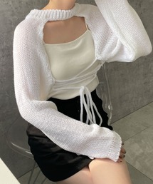 WEGO/2WAYクロップドニット