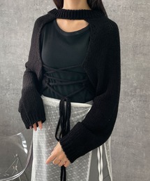 WEGO/2WAYクロップドニット