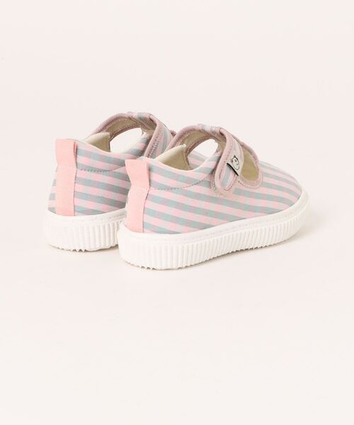 monmimi（モンミミ）の「（monmimi/モンミミ）カラフル スリッポンシューズ（スニーカー・キッズ・ピンク/ブルー・13.0cm/14.0cm/15.0cm/16.0cm/17.0cm/18.0cm/19.0cm）」の3枚目の写真