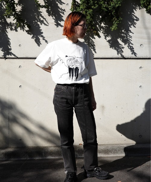 and wander（アンドワンダー）の「and wander/アンドワンダー  Yu Nagaba printed T  5744184185（Tシャツ/カットソー・メンズ・ブラック/ホワイト・L/M/S/XL）」の10枚目の写真
