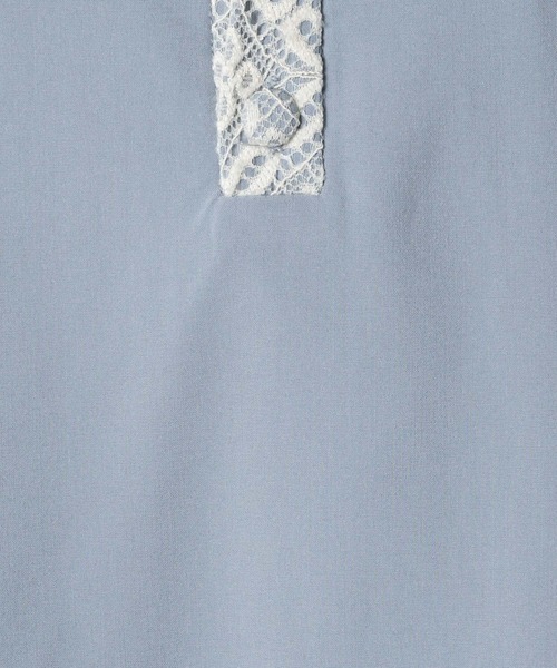 INTER FACTORY（インターファクトリー）の「レースセーラー襟のリボンワンピース　made in INTER FACTORY（ワンピース・レディース・ホワイト/グレイッシュブルー/ライトブルー・FREE）」の11枚目の写真