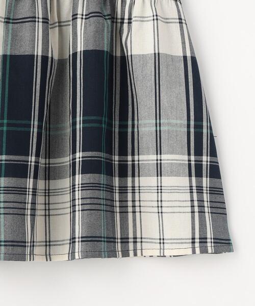 Dessin（デッサン）の「◆【リンクコーデ】変形ティアードスカート（スカート・キッズ・スモーキーグリーン系2/パープル系2/ネイビー系1・14/13/12/11）」の6枚目の写真