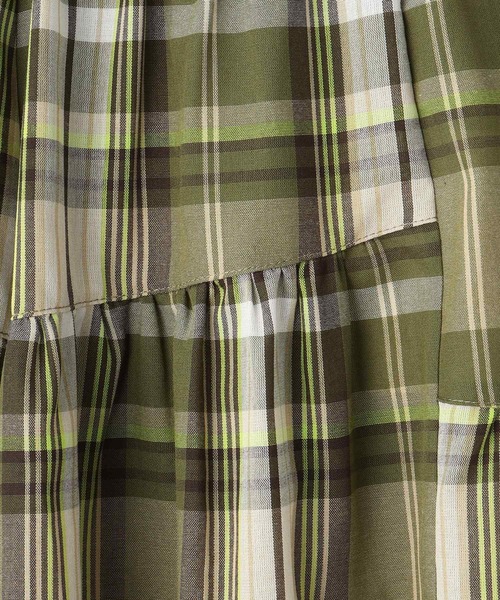 Dessin（デッサン）の「◆【リンクコーデ】変形ティアードスカート（スカート・キッズ・スモーキーグリーン系2/パープル系2/ネイビー系1・14/13/12/11）」の7枚目の写真