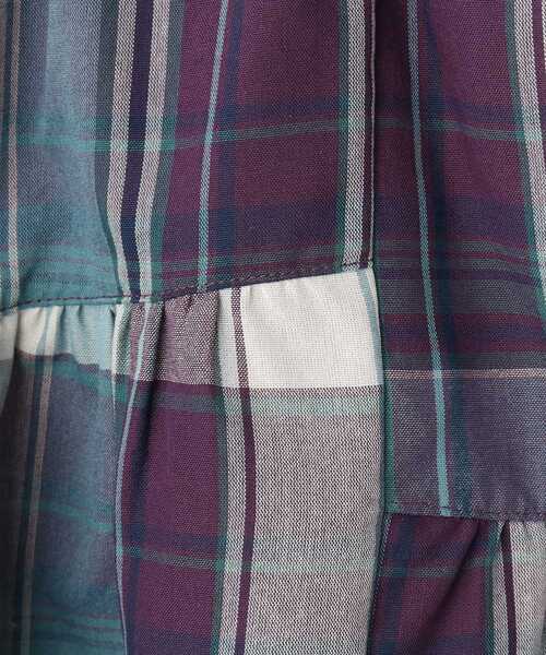 Dessin（デッサン）の「◆【リンクコーデ】変形ティアードスカート（スカート・キッズ・スモーキーグリーン系2/パープル系2/ネイビー系1・14/13/12/11）」の8枚目の写真