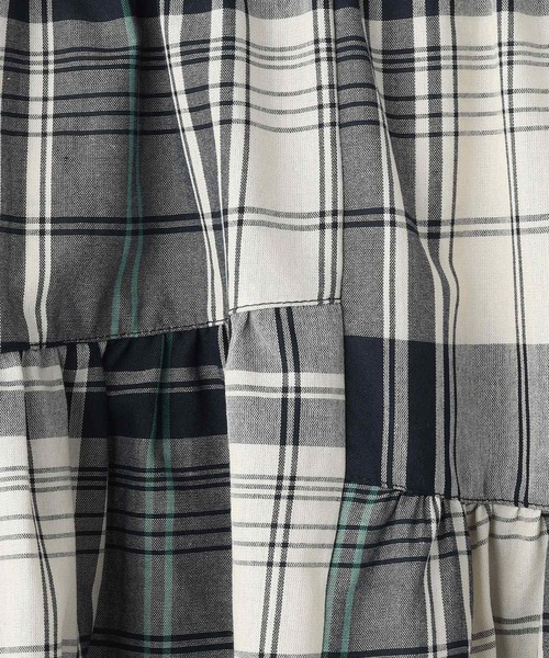 Dessin（デッサン）の「◆【リンクコーデ】変形ティアードスカート（スカート・キッズ・スモーキーグリーン系2/パープル系2/ネイビー系1・14/13/12/11）」の9枚目の写真