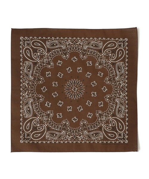 HAV-A-HANK（ハバハンク ）の「USA PAISLEY BANDANNAS:ペイズリー バンダナ（バンダナ/スカーフ・レディース・ピンク系その他/ライム/ベージュ/イエロー/ブルー系その他/ラベンダー/オリーブ/ベージュ系その他/ブラウン/ネイビー・ONE SIZE）」の3枚目の写真