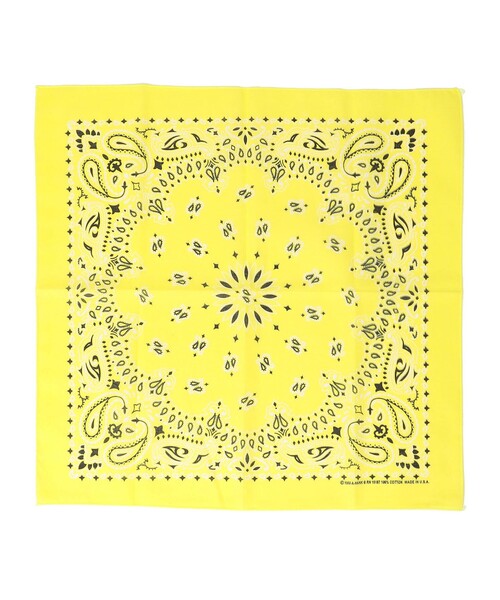 HAV-A-HANK（ハバハンク ）の「USA PAISLEY BANDANNAS:ペイズリー バンダナ（バンダナ/スカーフ・レディース・ピンク系その他/ライム/ベージュ/イエロー/ブルー系その他/ラベンダー/オリーブ/ベージュ系その他/ブラウン/ネイビー・ONE SIZE）」の9枚目の写真