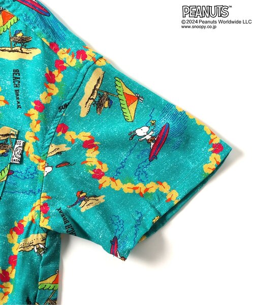 F.O.KIDS(エフオーキッズ)の「【セットアップ・お揃い可能】PEANUTS ALOHA SHIRTS(シャツ/ブラウス・キッズ・ターコイズブルー/ブラック/キナリ・150/140/130/80/120/110/100/90/95)」の20枚目の写真