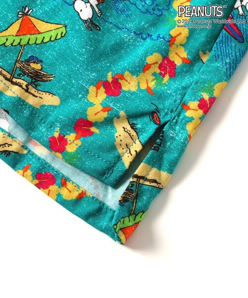 F.O.KIDS(エフオーキッズ)の「【セットアップ・お揃い可能】PEANUTS ALOHA SHIRTS(シャツ/ブラウス・キッズ・ターコイズブルー/ブラック/キナリ・150/140/130/80/120/110/100/90/95)」の21枚目の写真