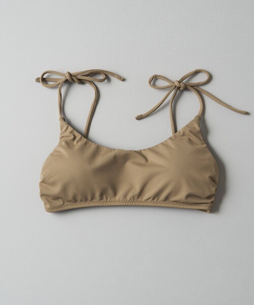 Lepidos（レピドス）の「＜Lepidos＞ソリッド トップ（水着・レディース・モカ/ブラック・M/S）」の15枚目の写真