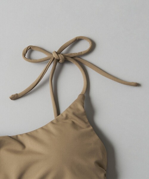 Lepidos（レピドス）の「＜Lepidos＞ソリッド トップ（水着・レディース・モカ/ブラック・M/S）」の17枚目の写真