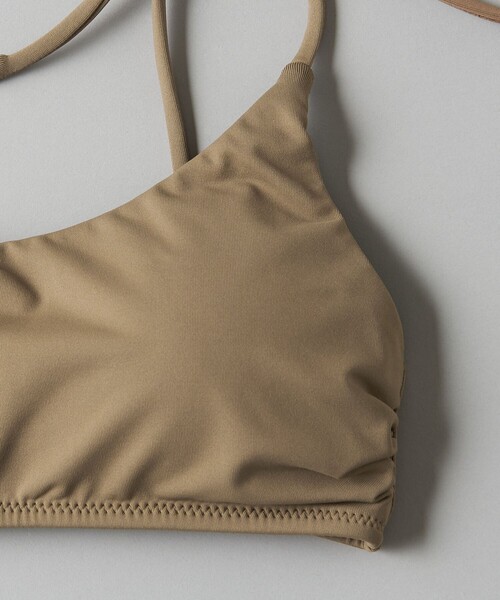 Lepidos（レピドス）の「＜Lepidos＞ソリッド トップ（水着・レディース・モカ/ブラック・M/S）」の18枚目の写真