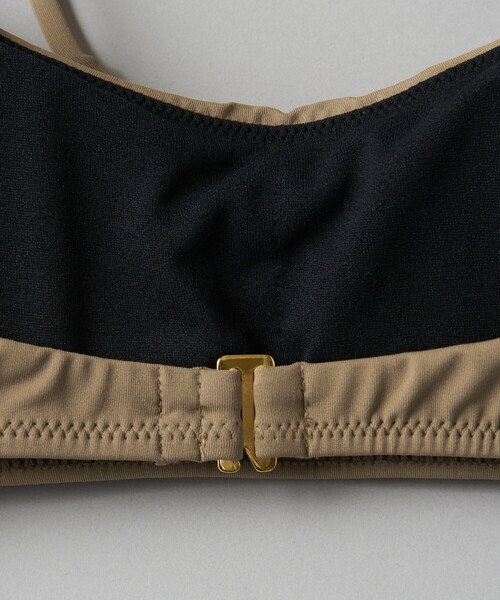 Lepidos（レピドス）の「＜Lepidos＞ソリッド トップ（水着・レディース・モカ/ブラック・M/S）」の19枚目の写真