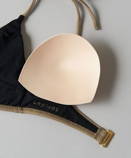 Lepidos（レピドス）の「＜Lepidos＞ソリッド トップ（水着・レディース・モカ/ブラック・M/S）」の20枚目の写真