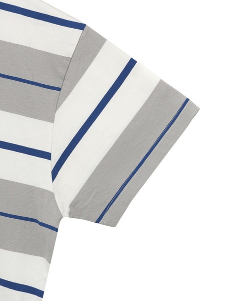 DC SHOES（ディーシーシューズ）の「23 THREE COLOR BORDE/DCボーダー半袖Tシャツ（Tシャツ/カットソー・メンズ・グリーン/ブラック/ホワイト・MEDIUM/X-LARGE/LARGE）」の9枚目の写真