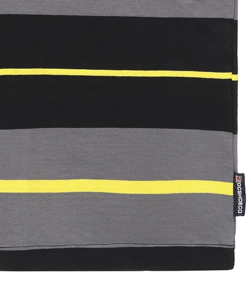 DC SHOES（ディーシーシューズ）の「23 THREE COLOR BORDE/DCボーダー半袖Tシャツ（Tシャツ/カットソー・メンズ・グリーン/ブラック/ホワイト・MEDIUM/X-LARGE/LARGE）」の4枚目の写真