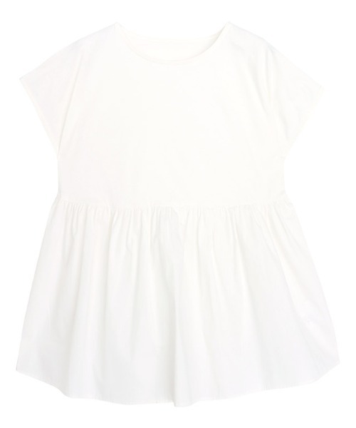 Pierrot（ピエロ）の「ドッキングヘムフレンチTシャツ（Tシャツ/カットソー・レディース・オフホワイト/グレー系その他/ブラック/ブルー系その他/ネイビー・L/M）」の10枚目の写真