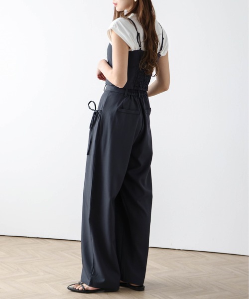 SUGAR BISKET（シュガービスケット）の「リボンポケットセットアップ（セットアップ・レディース・アイボリー/グレー/ブラック/ベージュ/ピンク・M/L）」の16枚目の写真