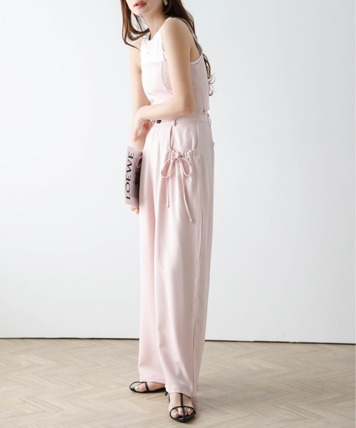 SUGAR BISKET（シュガービスケット）の「リボンポケットセットアップ（セットアップ・レディース・アイボリー/グレー/ブラック/ベージュ/ピンク・M/L）」の13枚目の写真