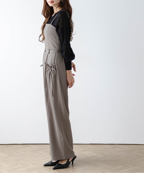 SUGAR BISKET（シュガービスケット）の「リボンポケットセットアップ（セットアップ・レディース・アイボリー/グレー/ブラック/ベージュ/ピンク・M/L）」の21枚目の写真