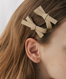 レザーヘアピン　グリーン （はる） Amazon.co.jp: メープルリーフフェイクレザーヘアピンとバレッタ