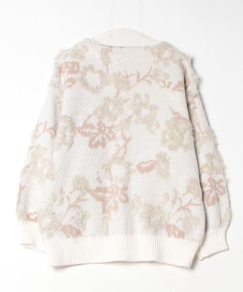 paravion（パラビオン）の「花柄ジャガードカーディガン（カーディガン/ボレロ・レディース・ホワイト/グレー/チャコールグレー・FREE）」の19枚目の写真