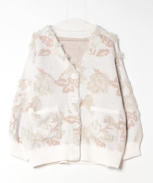 paravion（パラビオン）の「花柄ジャガードカーディガン（カーディガン/ボレロ・レディース・ホワイト/グレー/チャコールグレー・FREE）」の22枚目の写真