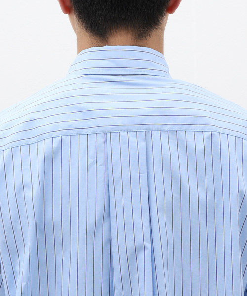 B.C STOCK(ベーセーストック)の「LAWN OVER 半袖 SHIRT(シャツ/ブラウス・メンズ・ブルー/ライトブルー/エメラルドブルー/サックスブルー/スカイブルー・FREE)」の21枚目の写真