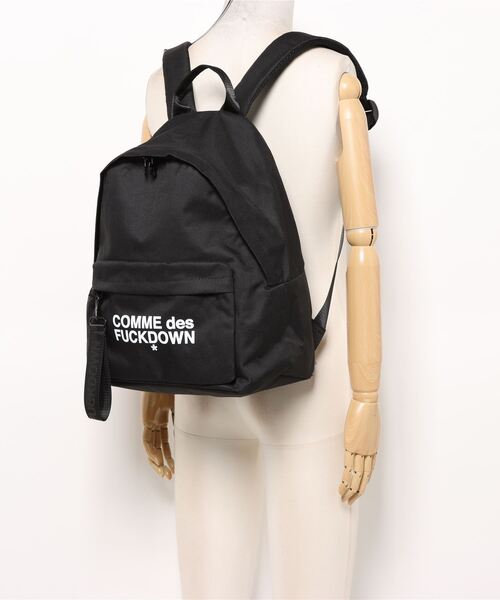 Import & Select(インポートアンドセレクト)の「【COMME des FUCKDOWN】DAY PACK/ロゴ バックパック リュック(バックパック/リュック・メンズ・ブラック・フリー)」の5枚目の写真