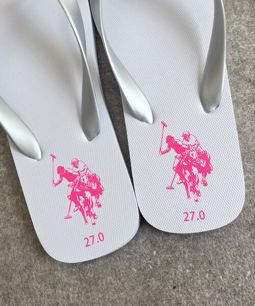 U.S. POLO ASSN.(ユーエスポロアッスン)の「【U.S. POLO ASSN.】アソートビーチサンダル(サンダル・レディース・ブラック系その他/ピンク/ホワイト/オレンジ/ピンク系その他/ブラック/オレンジ系その他/オフホワイト・MEDIUM/SMALL/LARGE)」の17枚目の写真