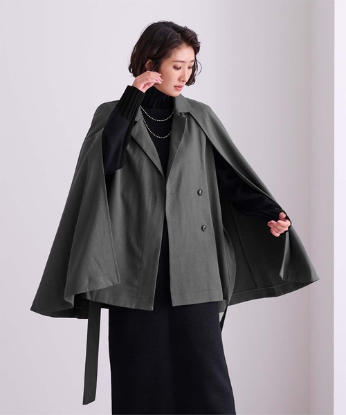 Drawer 新品　ケープトレンチ　ジレ Drawer 新品 ケープトレンチ ジレ