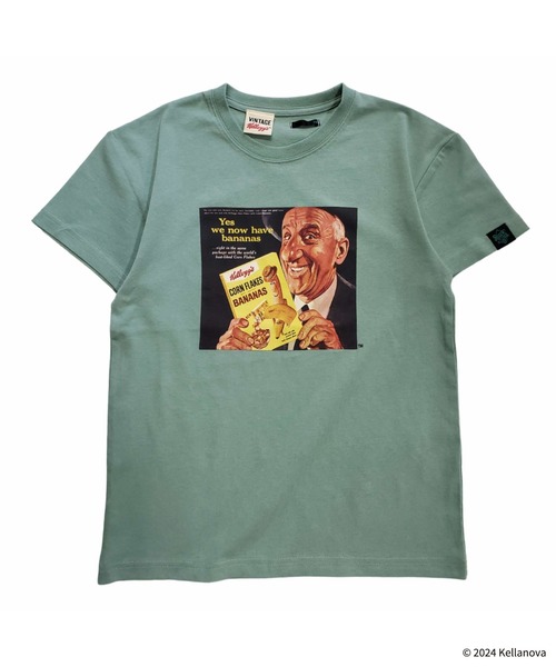 RIVER SIDE CULTURE(リバーサイドカルチャー)の「RIVER SIDE CULTURE/RSC×KELLOGGS(ケロッグ) オジサンTシャツ KIDS (M4)(Tシャツ/カットソー・キッズ・杢グレー/カーキ・150/160/100/110/120/130/140)」の8枚目の写真