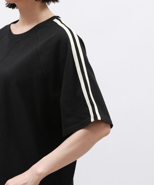 LAKOLE（ラコレ）の「ラグランライン半袖T / 130865（Tシャツ/カットソー・レディース・グリーン/ブラック/オフホワイト・SMALL/MEDIUM）」の15枚目の写真