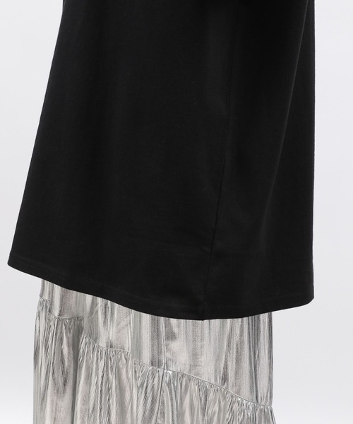 LAKOLE（ラコレ）の「ラグランライン半袖T / 130865（Tシャツ/カットソー・レディース・グリーン/ブラック/オフホワイト・SMALL/MEDIUM）」の16枚目の写真