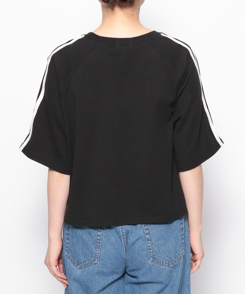 LAKOLE（ラコレ）の「ラグランライン半袖T / 130865（Tシャツ/カットソー・レディース・グリーン/ブラック/オフホワイト・SMALL/MEDIUM）」の7枚目の写真