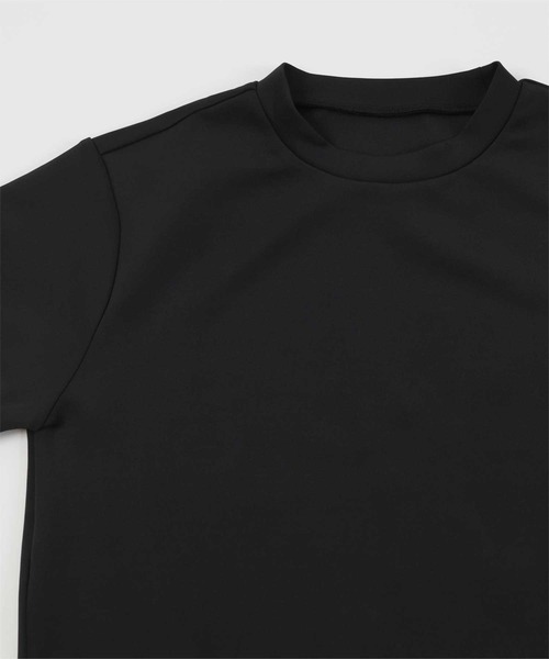 UR'S(ユアーズ)の「ボンディングクロップドプチハイネックTシャツ(Tシャツ/カットソー・レディース・ホワイト/ブラック・L/M/S)」の15枚目の写真