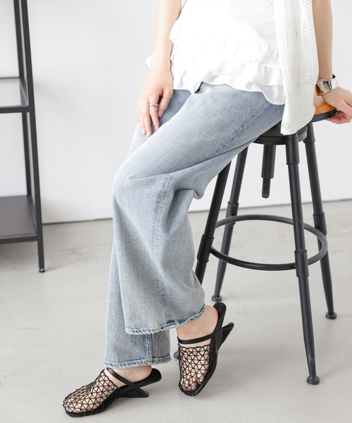 AMELY(エミリー)の「メッシュサンダル(サンダル・レディース・ブラック・37/36/35/39/38/40)」の10枚目の写真
