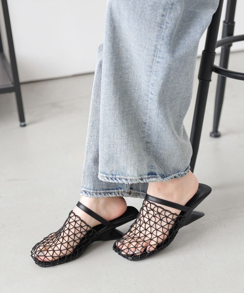 AMELY(エミリー)の「メッシュサンダル(サンダル・レディース・ブラック・37/36/35/39/38/40)」の11枚目の写真