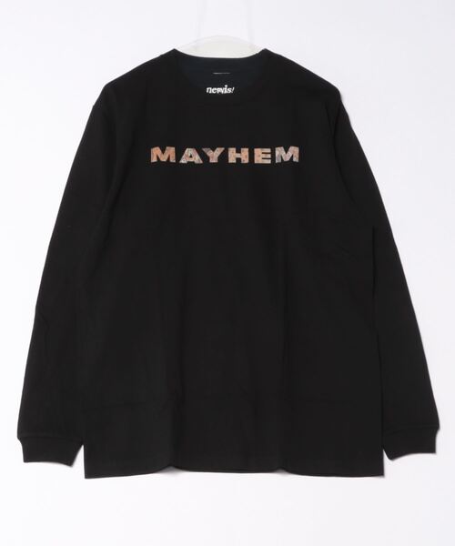 【セール】《MAYHEM》graphic L/S T（Tシャツ/カットソー）｜B.I.D.（ビーアイディー）