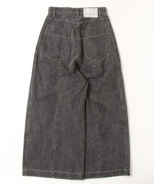 TAUPE(トープ)の「TAUPE/トープ/WASHED DENIM BAGGY PANTS(デニムパンツ・メンズ・ブラック・1/2/3)」の2枚目の写真