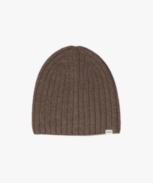 OVERRIDE（オーバーライド）の「OVERRIDE  CASHMERE KNIT BEANIE / オーバーライド（ニットキャップ/ビーニー・メンズ・ライトブルー/ブラック/ベージュ/ブラウン/グレー・57~59cm）」の3枚目の写真